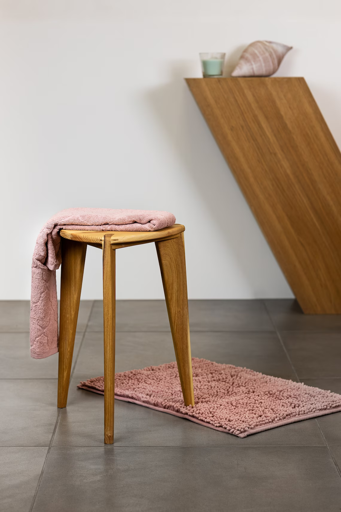 Nise Heimen Duo M - Set di sgabelli in acacia