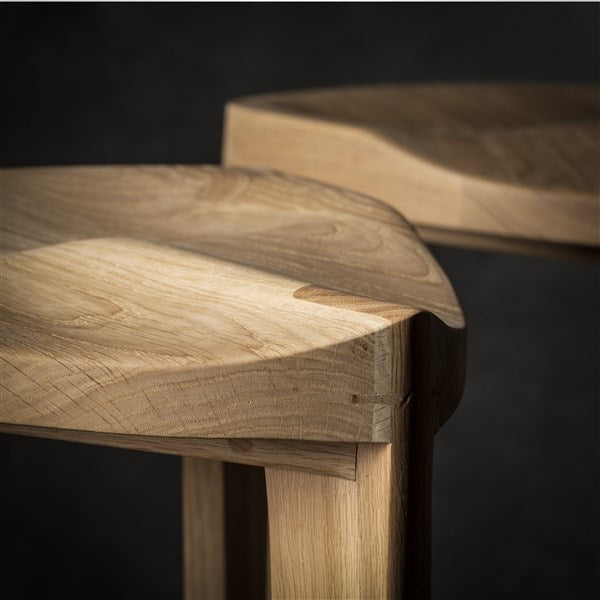 Sgabello da bancone Terza Counter in rovere