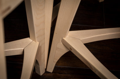 Sgabello da bar in legno di acero Terza