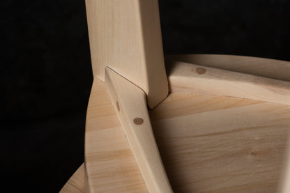 Sgabello da bar in legno di acero Terza