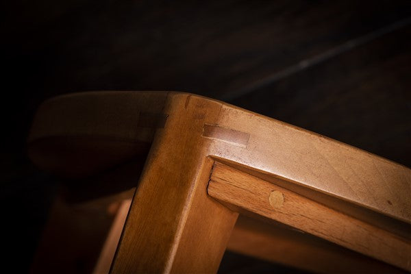 Sakura Heimen - Sgabello a tre gambe in legno di ciliegio - Legno duro