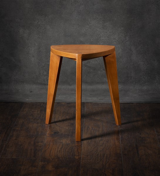 Sakura Heimen - Sgabello a tre gambe in legno di ciliegio - Legno duro