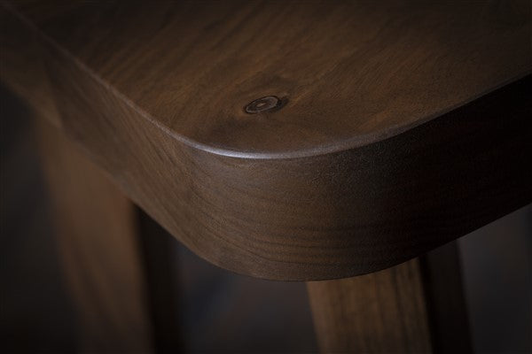 Sgabello quadrato minimalista in noce – Comodino o tavolino fatto a mano – Tavolino – Tavolo da soggiorno – Tavolino da caffè – Spedizione gratuita