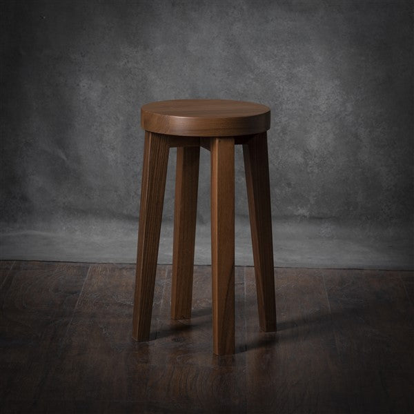 Comodino in noce massello - Tavolino laterale, sgabello da comodino, comodino, mobile minimalista fatto a mano, sgabello in legno, finitura a olio naturale