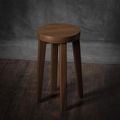 Comodino in noce massello - Tavolino laterale, sgabello da comodino, comodino, mobile minimalista fatto a mano, sgabello in legno, finitura a olio naturale