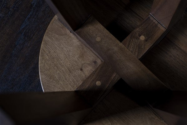 Comodino in noce massello - Tavolino laterale, sgabello da comodino, comodino, mobile minimalista fatto a mano, sgabello in legno, finitura a olio naturale