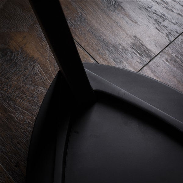 Sumi - Sgabello in legno nero - Seduta minimalista triangolare bruciata - Mobili decorativi moderni fatti a mano, sgabello laterale in legno massello, Japandi Interior