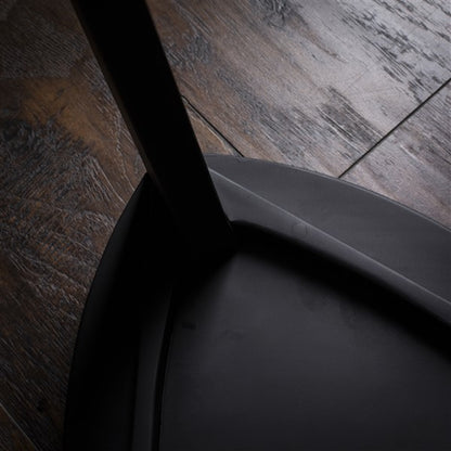 Sumi - Sgabello in legno nero - Seduta minimalista triangolare bruciata - Mobili decorativi moderni fatti a mano, sgabello laterale in legno massello, Japandi Interior