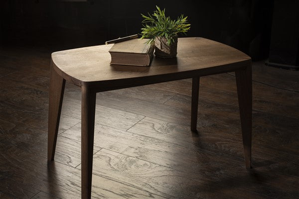 Nora Solid Walnut Coffee Table – Japandi Style Wooden Side Table – Handmade Modern Minimalist Table