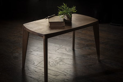 Nora Solid Walnut Coffee Table – Japandi Style Wooden Side Table – Handmade Modern Minimalist Table