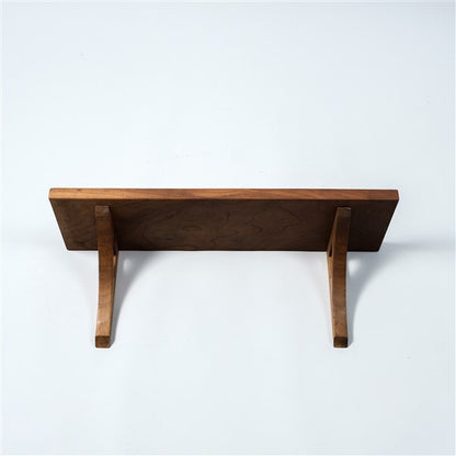 Ana - Mensola da parete in legno massello - Mensola galleggiante minimalista fatta a mano