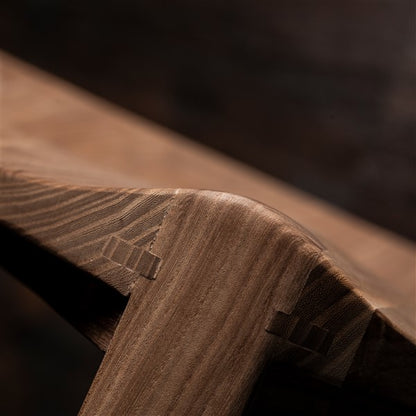 Sgabello da bar in legno di olmo Terza