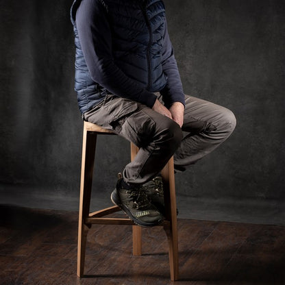 Sgabello da bar in legno di olmo Terza