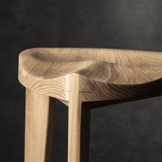 Sgabello da bancone Terza Counter in rovere