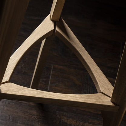 Sgabello da bar in legno di quercia